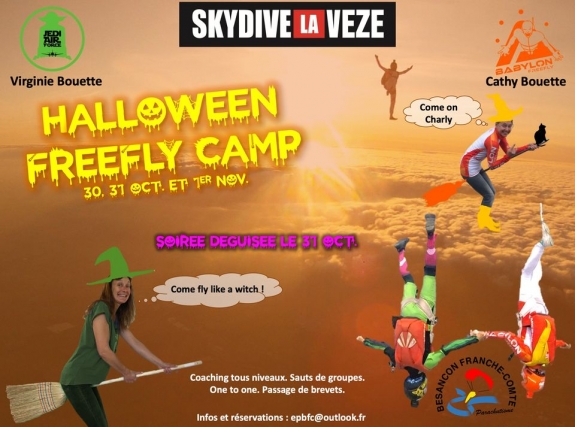 Skydive La Vèze Halloween Free-fly camp
