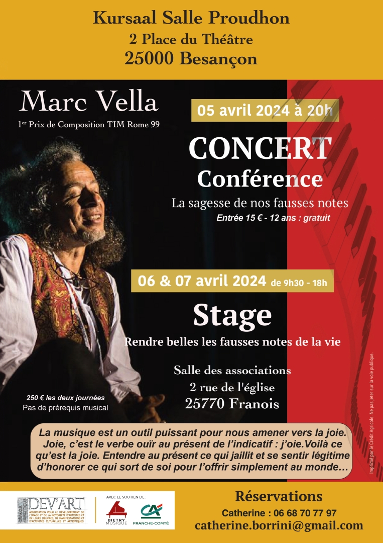 MARC VELLA - Stage