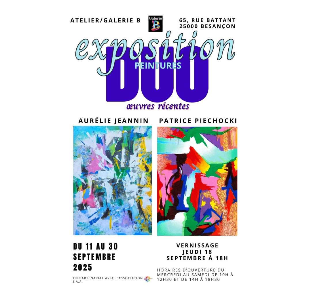 Peintures D'Aurélie JEANNIN et de Patrice PIECHOCKI