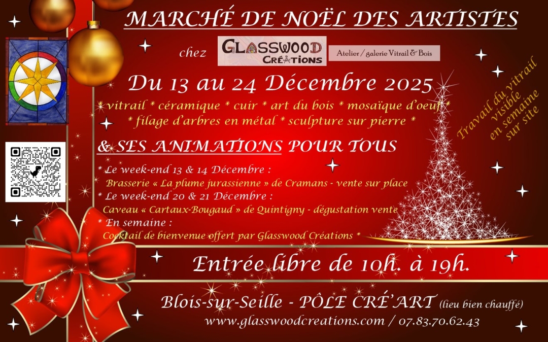 Marché de Noël des artistes au Pôle Cré'