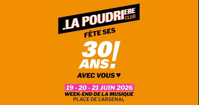 Week-end de la musique - la Poudrière fête ses 30 ans